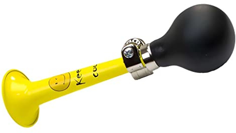 bb Klostermann Fahrradhupe Keep cool gelb - bbeBells 52439 - Horn Sirene Signalhorn Tute