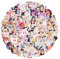 100 Pcs Sexy Anime Stickers for Laptop,Bumper,Skateboard,Water Bottles,Computer,Phone,Anime Sticker Pack for Kids/Teen