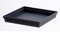 Soucoupe Toscane carrée 32 cm- Anthracite - Eda