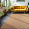 Teppium Outdoor Teppich Wetterfest im Skandinavischen Stil Rauten Design Läufer Teppich Balkon Terassen Wintergarten Teppich Küchenteppich in Farbe: Kupferfarbe, Grösse: 160 x 230 cm