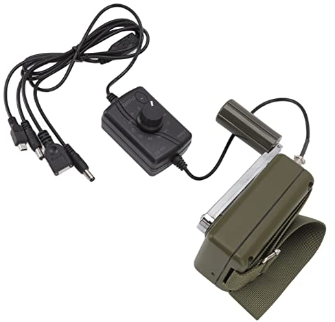 Generatore a Manovella 30W 0-28V Caricatore Portatile Per Telefono Dinamo Militare Per Alimentazione di Emergenza Esterna Campeggio Ricarica Per Telefono Cellulare con Presa USB