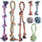 Aitmexcn 8 Pcs Dog Rope Toys for Large and Medium Aggressive Chewers - Heavy Duty, Dental Cleaning Dog Chew Toys, Tug Toy for Boredom - 100% Cotton Indestructible Toy