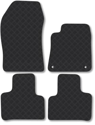 Citroen C5X (2021+) 3mm Rubber Car Mats | Tailored Fit Durable Floor Mats Full Coverage Protection Waterproof Accessories Easy Clean Anti Slip Made in the UK