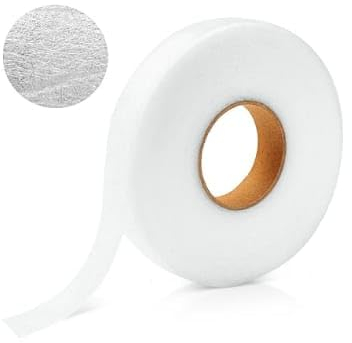 COAVEL Cinta Termoadhesiva Ropa. Cinta dobladillo plancha. Cinta dobladillos adhesiva. Rollo de 60 Metros. Para dobladillos, cortinas, pantalones, manualidades, faldas. Cinta doble cara dobladillos