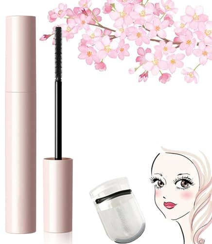 Onlymay Mascara, Onlymay Waterproof Mascara, 3D Curling Eyelash Iron Mascara, Long-Lasting Waterproof & Smudge-Proof, Embrace the Allure of Long, Thick Lashes (Eyelash Primer)