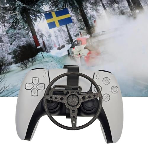 Generico Sostituzione del Volante del Mini Controller di Gioco per PS5 e PS5 Slim - Controller da Corsa, Accessori Ausiliari di Ricambio