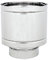 ALLINOX Comignolo Antivento Terminale A Botte Antipioggia Acciaio INOX 304 Per Camino Base Tonda (DN 120)