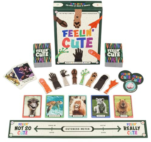 Hootenanny Games Feelin' Cute l 2-8 Players, Ages 6+