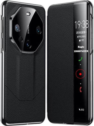 SNOWtreeAA Custodia Intelligente in Pelle per Huawei Mate 60 PRO. Chiusura Magnetica. Cover per Telefono Mate 60 PRO