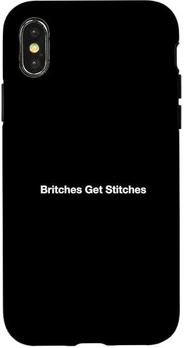 Britches Get Stitches Case for iPhone X/XS