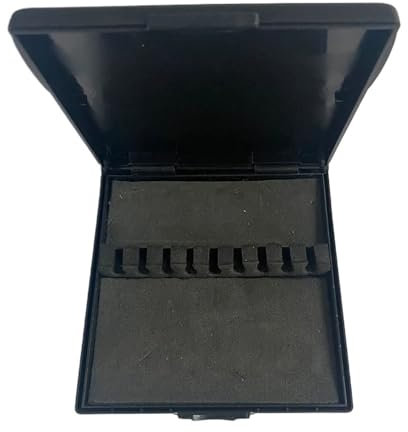 NihaoWXM Oboe Rohretui Tragbares und zuverlässiges schwarzes Etui for Fagottrohre mit Platz for 9 Oboenrohre Oboe Reed Case