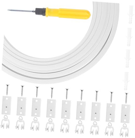 Kunststoff und Stahl Gardinenschiene Flexible für Gardinen