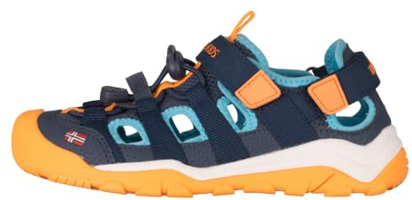 Trollkids Kids Kristiansand Sandal XT 38, harbor blue/aqua haze