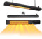 Ceiling Electric Outdoor Heater Wall-Mounted Hanging Patio 2000W Infrared 9 Heat Levels, 24H Timers, 1s Heating Carbon Fiber Tube Heater for Gazebo, Balcony