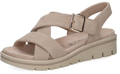 CAPRICE Sandale 9-28750-46 beige H-Weite