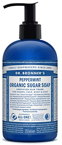 Dr. Bronner's - Organic Sugar Soap Peppermint 355 ml