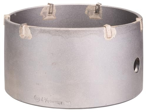 Bosch 1x PRO SDS plus-5 Bohrkrone, 112 x 50 x 72 mm | für Beton, Kalk- und Sandsteine, Ø 112 mm, Professional Zubehör Bohrhammer
