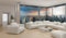 Forwall Fototapete XXL Eckfototapete 624x219 New York Fenster Panorama Wohnzimmer Schlafzimmer Wandtapete Vlies Tapete UV-Beständig Geruchsfrei Montagefertig (447, VEEXXL - 6 Bahnen)