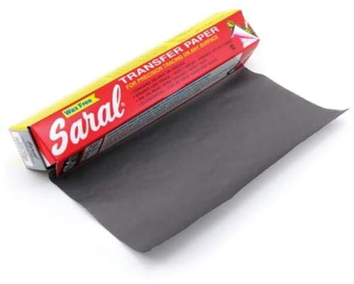 Saral Transfer Papier 12 Fuß Rollen Graphite - 2 Pack