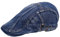 FSSTUD Herren Denim Jean Flatcap Gatsby Cap Schiebermütze Schildmütze Golfermütze Schirmmütze Tiefes Blau