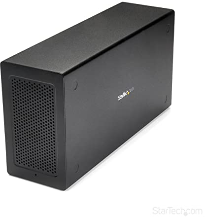 StarTech.com Thunderbolt 3 PCIe Expansion Chassis, External Enclosure With One PCI Express Slot, PCIe Box for Laptops / Desktops / All-In-Ones, 5K/4K Output Via TB3/DP, TAA Compliant (TB31PCIEX16)