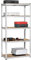 Yaheetech Estantería Metálica de Almacenaje 180x90x40cm Estanteria Trastero de 5 Niveles Estante de Almacenamiento para Garaje Taller sin Tornillos Carga de 875 kg Platado