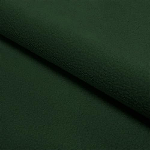 DFL Anti Pill Polar Fleece Fabric| 60 Inch Wide Soft Fleece | for Blankets, Clothing, Pet Beds and Craft Projects(Bottle Green)