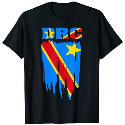 République démocratique du Congo drapeau congolais Love RDC T-Shirt