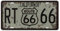 Agedsign Wanddekoration Metallschilder California RT Route 66 United States, Vintage Auto geprägt, Größe für Zuhause, Kneipe, Bar, Blechschild, 15,2 x 30,5 cm