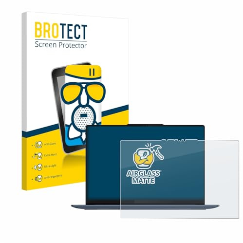 BROTECT Schutzglas für Lenovo Yoga Slim 7x Gen 9 14 | Entspiegelnder Displayschutz Made in Germany Schutzfolie Glas Matt Anti-Reflex Kratzfest 9H Anti-Fingerprint Einfache Montage