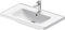 Duravit D-Neo Waschbecken mit 1 Hahnloch und Überlauf 80x48x16,5cm Weiß