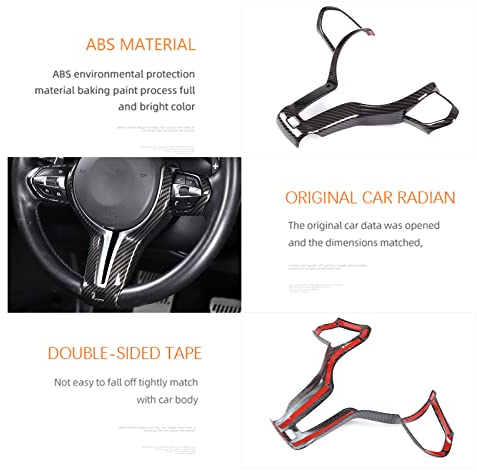 DIYUCAR Per BMW F20 F22 F21 F30 F32 F33 F36 F06 F12 F13 X5 F15 X6 F16 M-Sport Car Styling Volante Trim Copertura Adesivo Decorazione