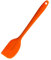 JeoPoom Spatules Silicone, Demi Spatule, Spatule à Pâtisserie, Résistant à la Chaleur de Anti-adhé, Ne Raye Pas Les Casseroles, pour Pâtisserie et Cuisine(Orange)