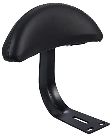 BESPORTBLE Selle de vélo avec Dossier et Support Dorsal surdimensionnés et Confortables - Noir