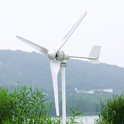 2000W Windkraftanlage 24V 48V Windgenerator 2KW horizontal Windturbine 3 Blätter Hocheffizient Windräder Windmühle (48V)
