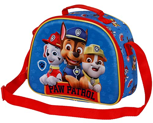 Paw Patrol La Patrulla Canina Ready-Bolsa Portamerienda 3D, Multicolor, 25.5 x 20 cm