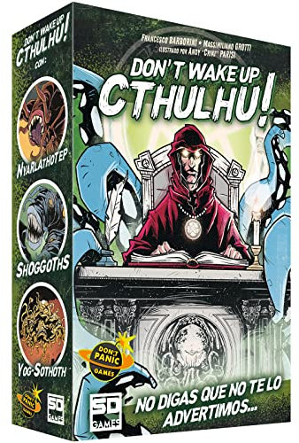 SD GAMES Don't Wake Up Cthulhu! Brettspiel mit Karten für 3 bis 6 Spieler, empfohlen ab 10 Jahren