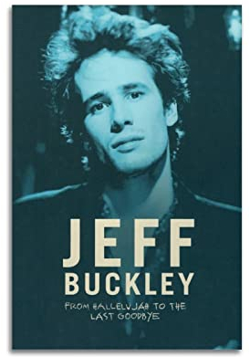 yydds Jeff Buckley Sänger Poster Leinwand Poster Wandkunstdruck Ästhetische Raumdekoration Home Office Dekoration 30 x 45 cm ohne Rahmen