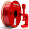 RepRapper PETG 1,75 mm Filament, Hochfestigkeit PETG 3D -Druckerfilament Ausgezeichnetes Haltbarkeit und Flexibilität, 1 kg Spule (2,2 lbs), kompatibel mit FDM -Druckern, Rot
