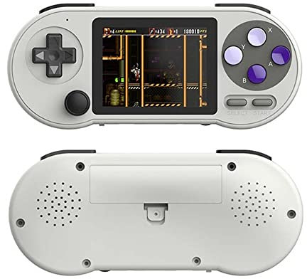 SF2000 Retro Games Console With 6000+ Games, 3.0 Inch Screen, 2.4G Wireless, High Precision Control, Seven Emulators, Gift For Adults And Kids (2 Players)