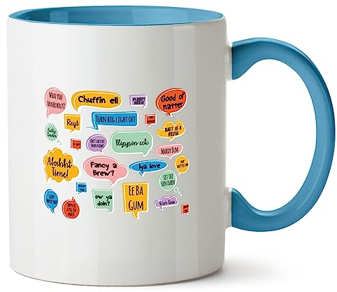Hippowarehouse Yorkshire Sayings Printed Mug Various Colour Options Ceramic Cup Kitchenware 11oz