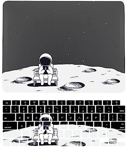 Laptop Case Compatible with New MacBook Pro 13 inch Model A2338 M1 A2289 A2251 A2159 A1989 A1708 A1706 Released in 2020 2019 2018 2017 2016, Plastic Hard Shell Case & Keyboard Cover, Astronaut