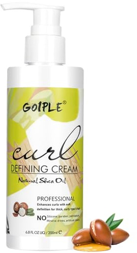 Lockiges Haar, Creme für lockiges Haar, Wave Produkte für langes Haar, feuchtigkeitsspendend, Styling-Creme für Curly Haar, Anti-Haarbürste, lockiges Haar (2 Stück)