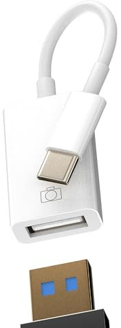 Adattatore da Lightning a USB per fotocamera OTG 3.0 per iPhone 14 Pro Max Cellulare Femmina Digital Camera Spina per Apple MFI Certified Tastiera Connettore Adattatori Adattatore Cavo Adattatore per