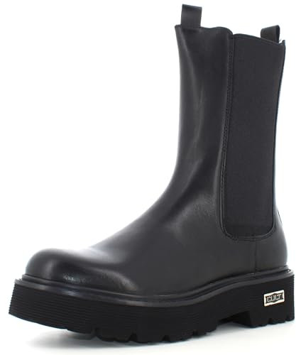 Cult CLW326700 Slash Black Scarponcini per Donna in Pelle abrasivata con Elastico e Lampo (Taglia 41)