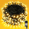 Dalugo Cadena de luces para árbol de Navidad exterior, 30 m, 300 LED, impermeable, blanco cálido, iluminación de Navidad para exteriores, con temporizador de 6 horas, función de memoria, 8 modos de