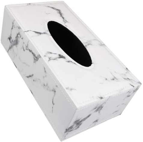 PRETYZOOM 3 STK Tissue-Box Seidenpapierhalter Autos Autos Taschentuchspender Taschentuchhalter Fürs Büro Taschentuchbehälter Im Marmordesign Dekorativer Papierhandtuchhalter Servietten Leder