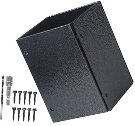 OFFSCH Post Bracket Deck Post Anchor Kit Heavy Duty Mailbox Base Protector Protector for Deck Support Blocks