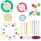 25 Stücke Pompom Maker, Pom Pom Maker, Fluff Ball Weaver Nadel PomPom Maker Sets, Passend für DIY Handwerk, Puppenherstellung, Handschuhdekoration, Hutdekoration