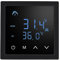 Thermostat, intelligenter Thermostat 16A, für die Temperaturregelung von Wasser-Fußbodenheizungen, Wandthermostat, digitaler Unterputzthermostat, Schwarz